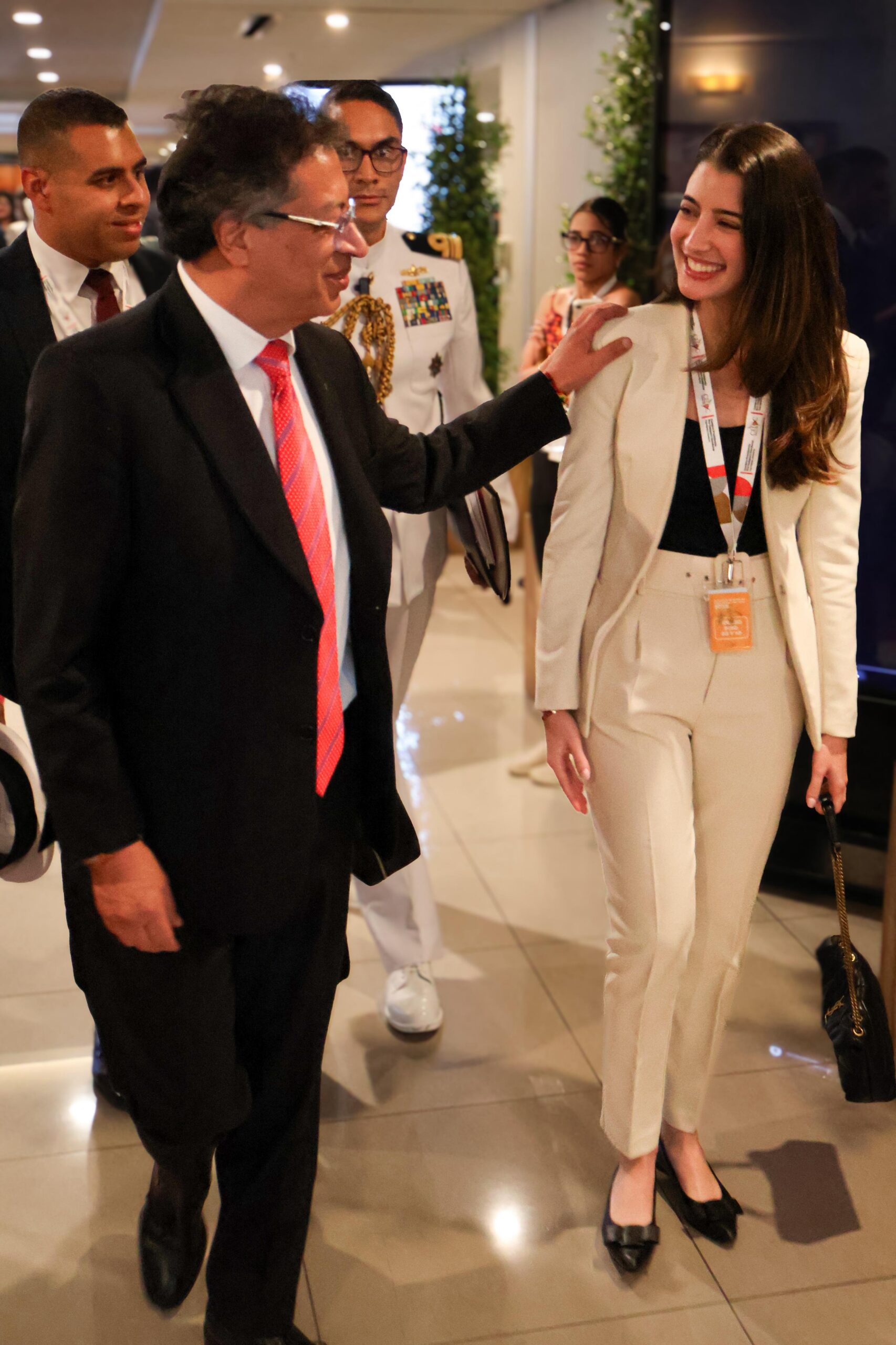 services-09 Giselle Larach Gustavo Petro Celac Summit Honduras 2025 Scaled